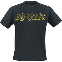 Bad Wolves T-Shirt Melting Apple S to L for Men black - Image 1