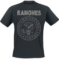 Ramones T-Shirt Hey Ho Let's Go Vintage S to 3XL for Men black
