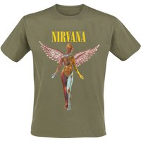 Nirvana T-Shirt Angel M to 3XL for Men green