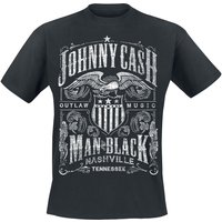 Johnny Cash T-Shirt Outlaw Music M to 4XL for Men black