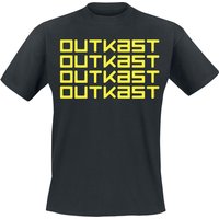 OutKast T-Shirt Logo Repeat S to L for Men black