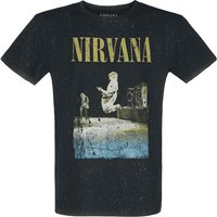 Nirvana T-Shirt Stage Jump S to 4XL for Men black - Image 1