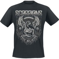 Scorpions T-Shirt Rock Believer Ornaments M to 3XL for Men black - Image 1