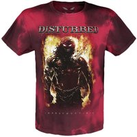 Disturbed T-Shirt Indestructible S to XXL for Men red - Image 1