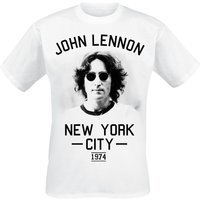 John Lennon T-Shirt NYC 1974 M to L for Men white - Image 1