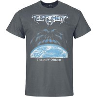Testament T-Shirt The New Order Album S to XXL for Men charcoal - Image 1