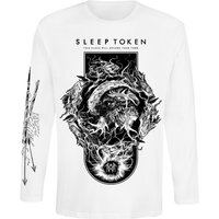 Sleep Token Long-sleeve Shirt Nimbus S to XXL for Men white