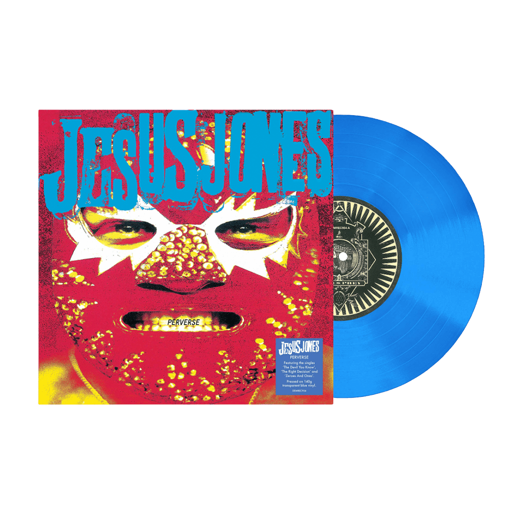 Perverse Translucent Blue Vinyl by Jesus Jones