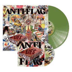 Lies They Tell Our Children Olive Green Vinyl LP + CD Albums by Anti-Flag