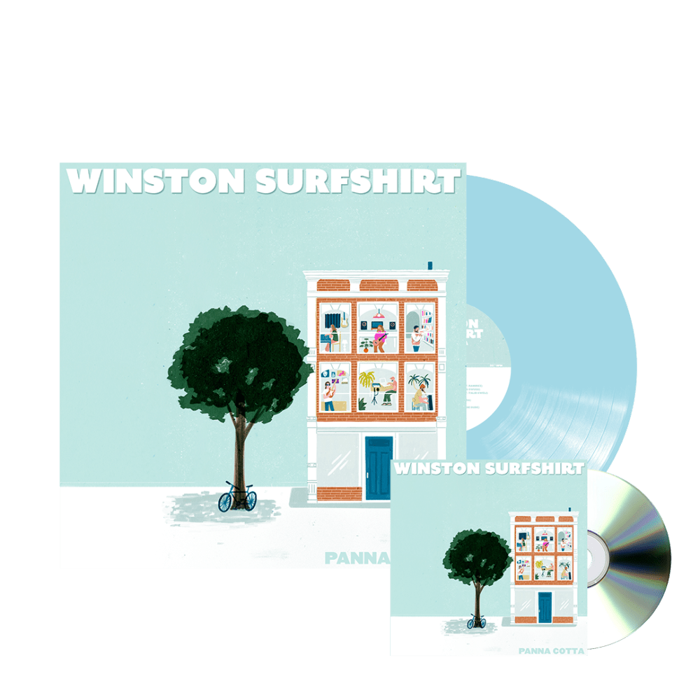 Panna Cotta Baby Blue Vinyl + CD by Winston Surfshirt