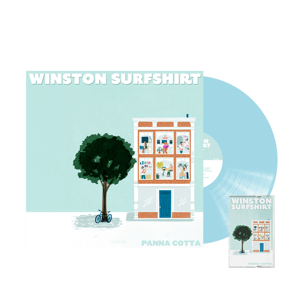Panna Cotta Baby Blue Vinyl + Cassette by Winston Surfshirt