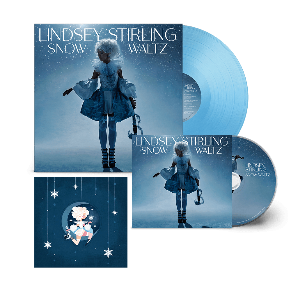 Snow Waltz Baby Blue Vinyl + CD + Christmas Card by Lindsey Stirling