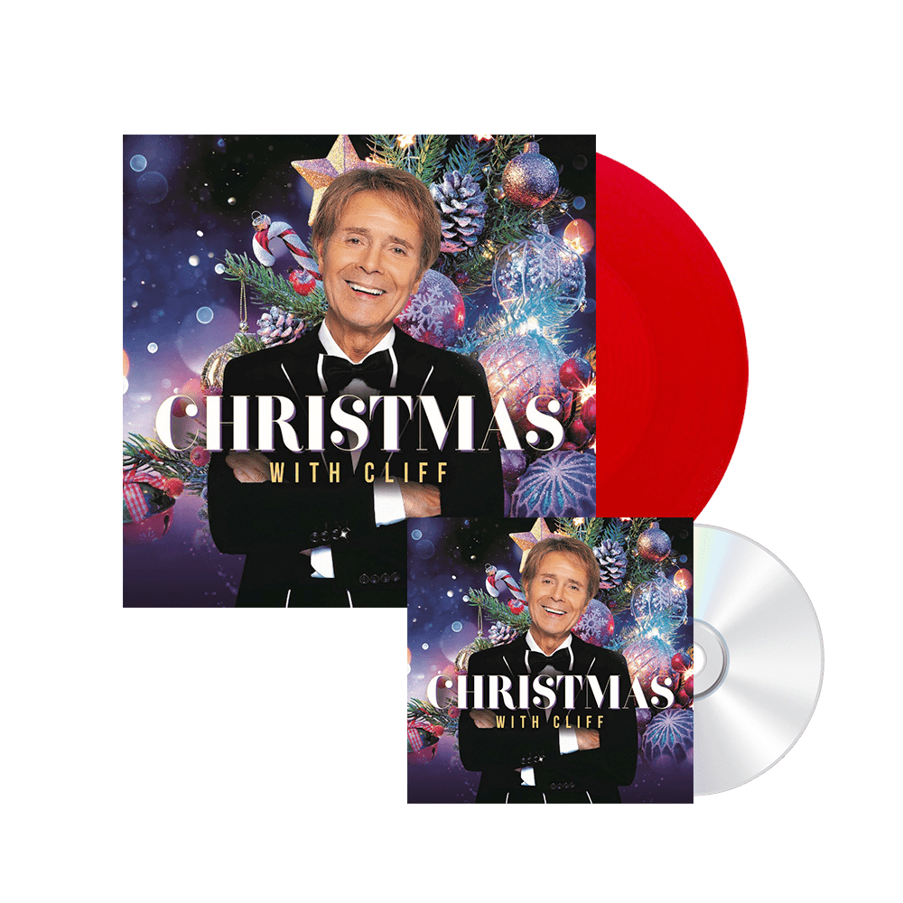 Christmas with Cliff Red Vinyl + CD by Cliff Richard