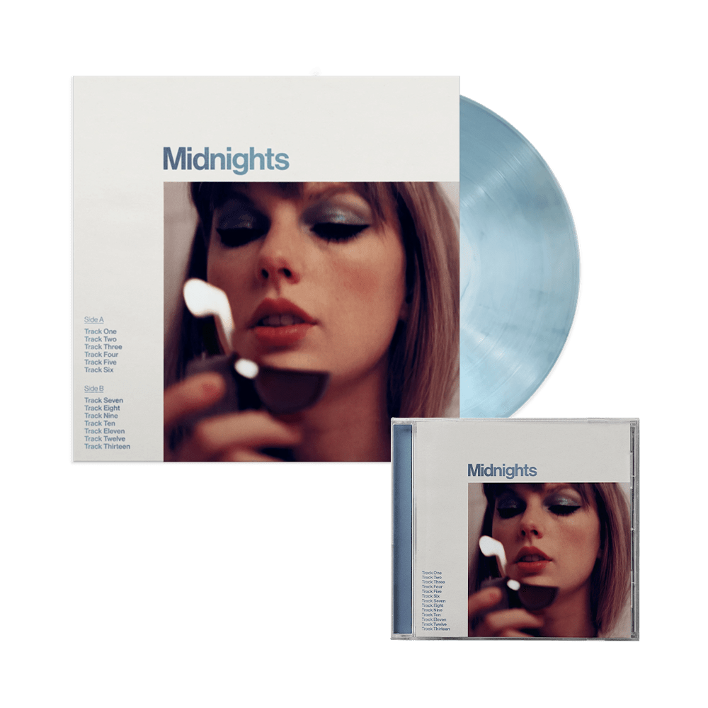 Midnights Moonstone Blue Edition Blue Vinyl + CD by Taylor Swift