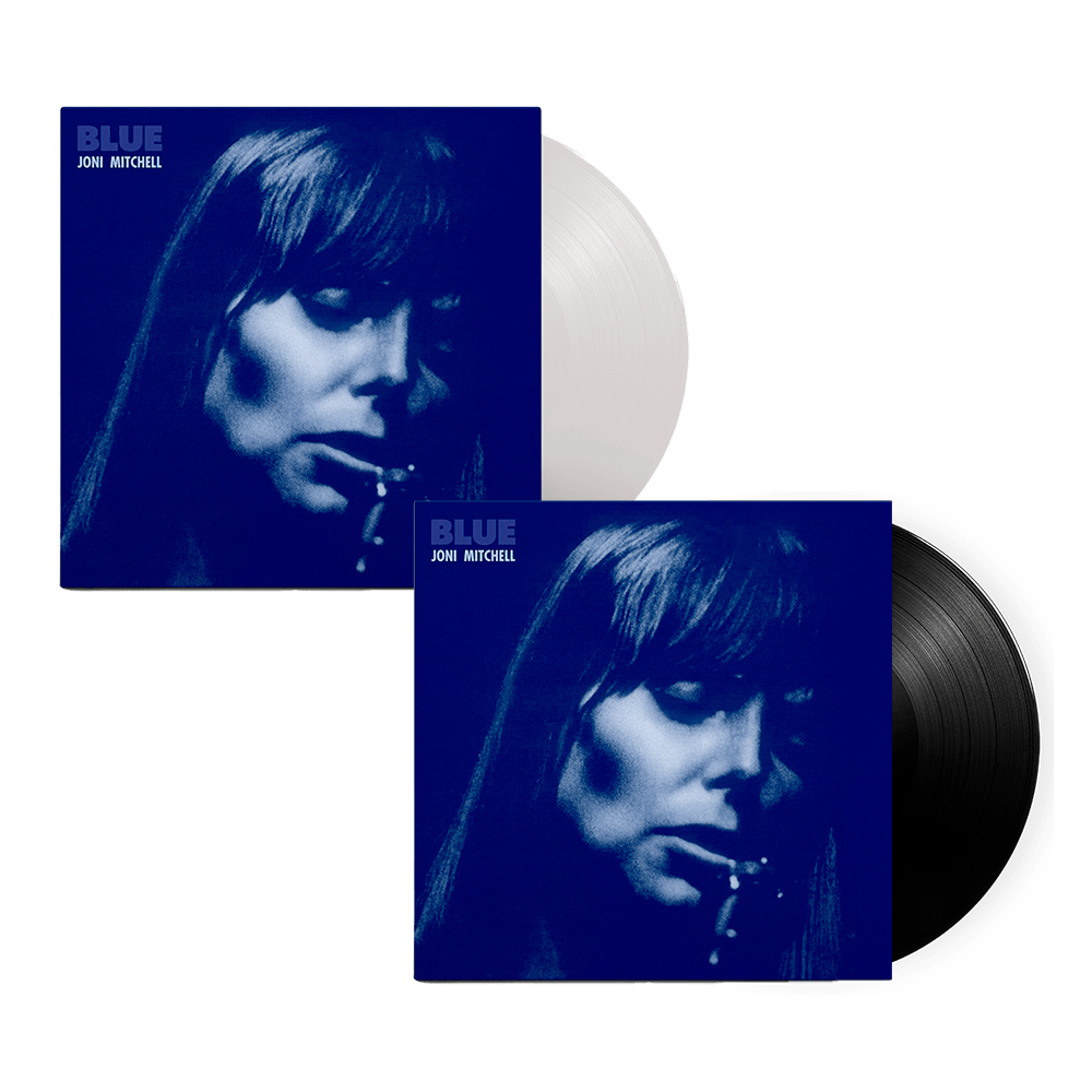 Blue Transparent Vinyl + Black Vinyl by Joni Mitchell