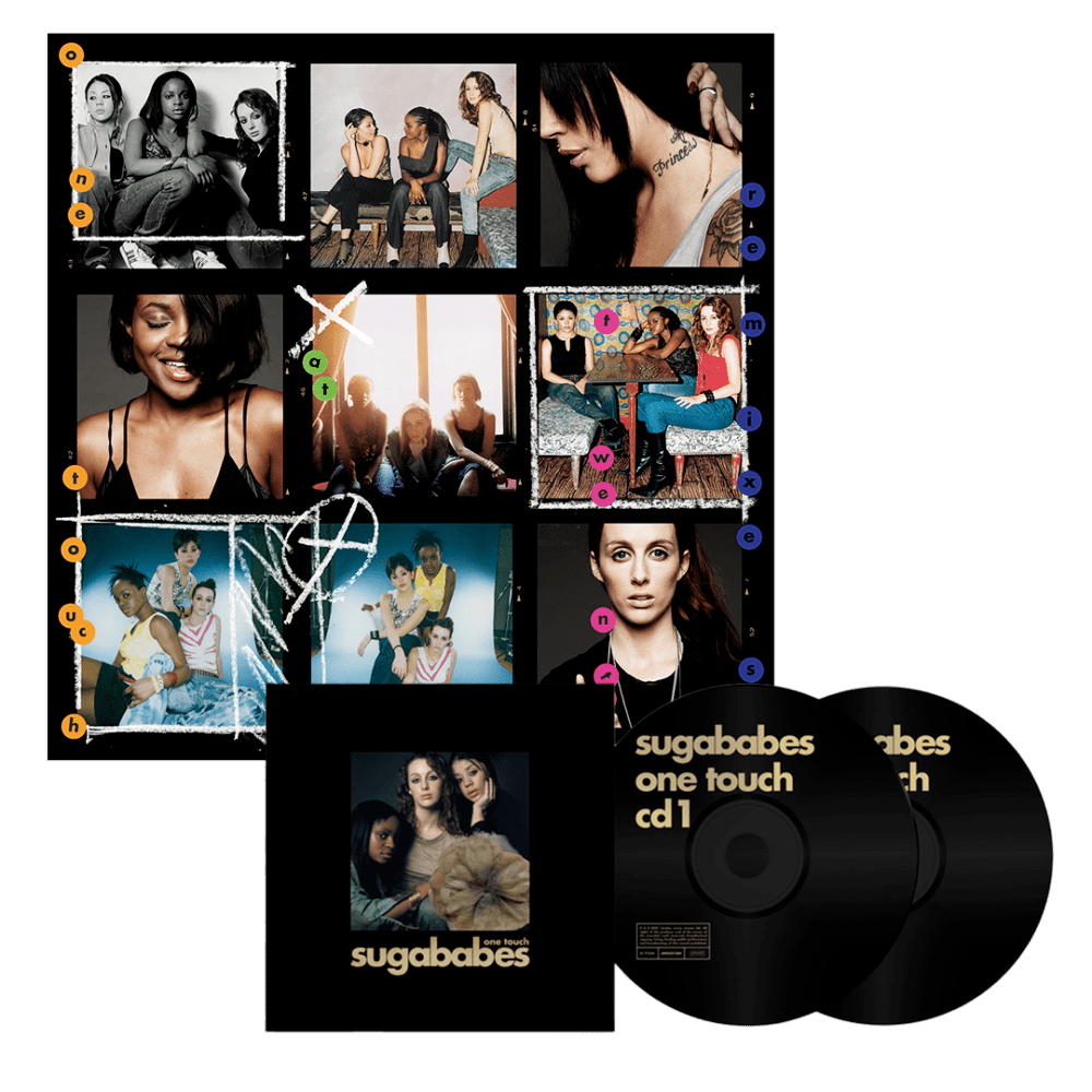 anniversary remixes translucent blue vinyl + one touch: remastered 2cd album by Sugababes