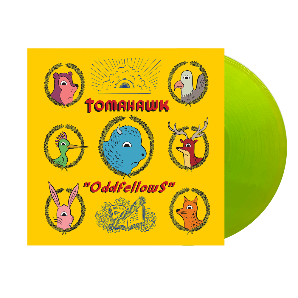 Oddfellows Limited Radioactive Yellow Vinyl LP by Tomahawk