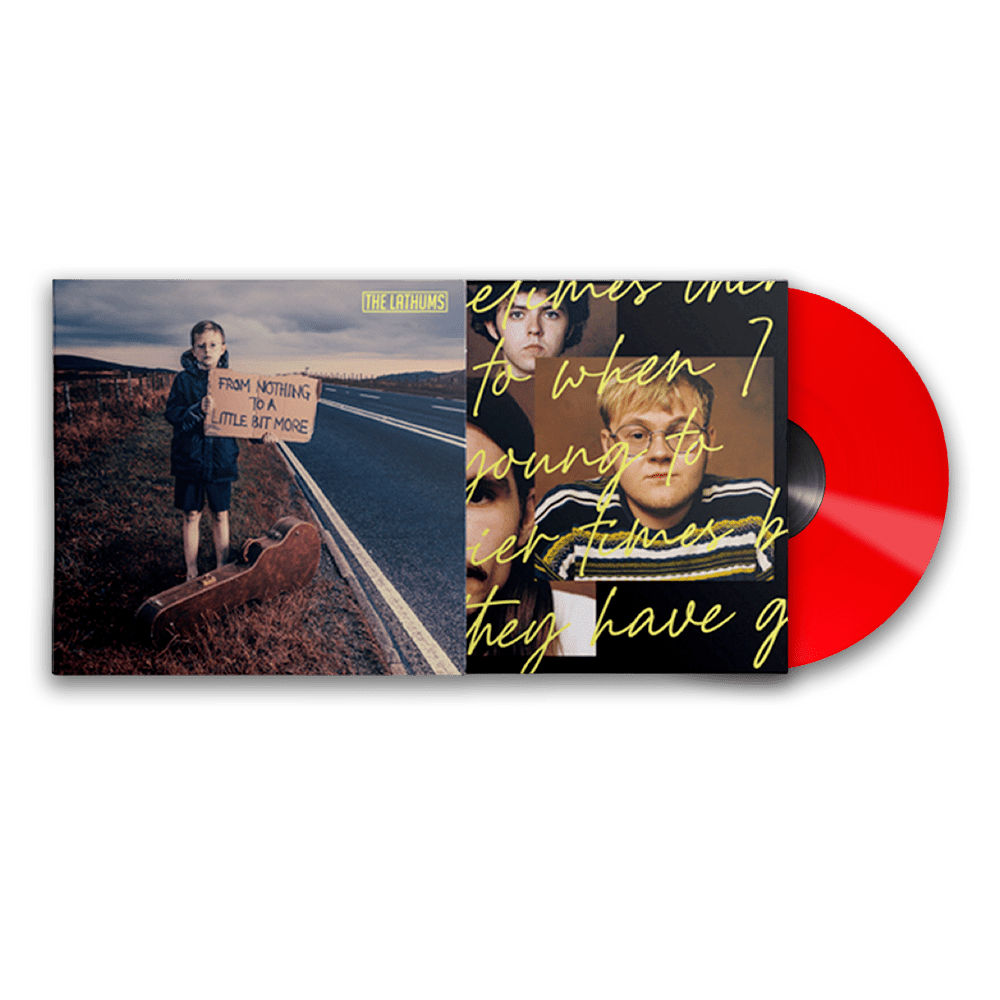 From Nothing To A Little Bit More Transparent Red Vinyl by The Lathums