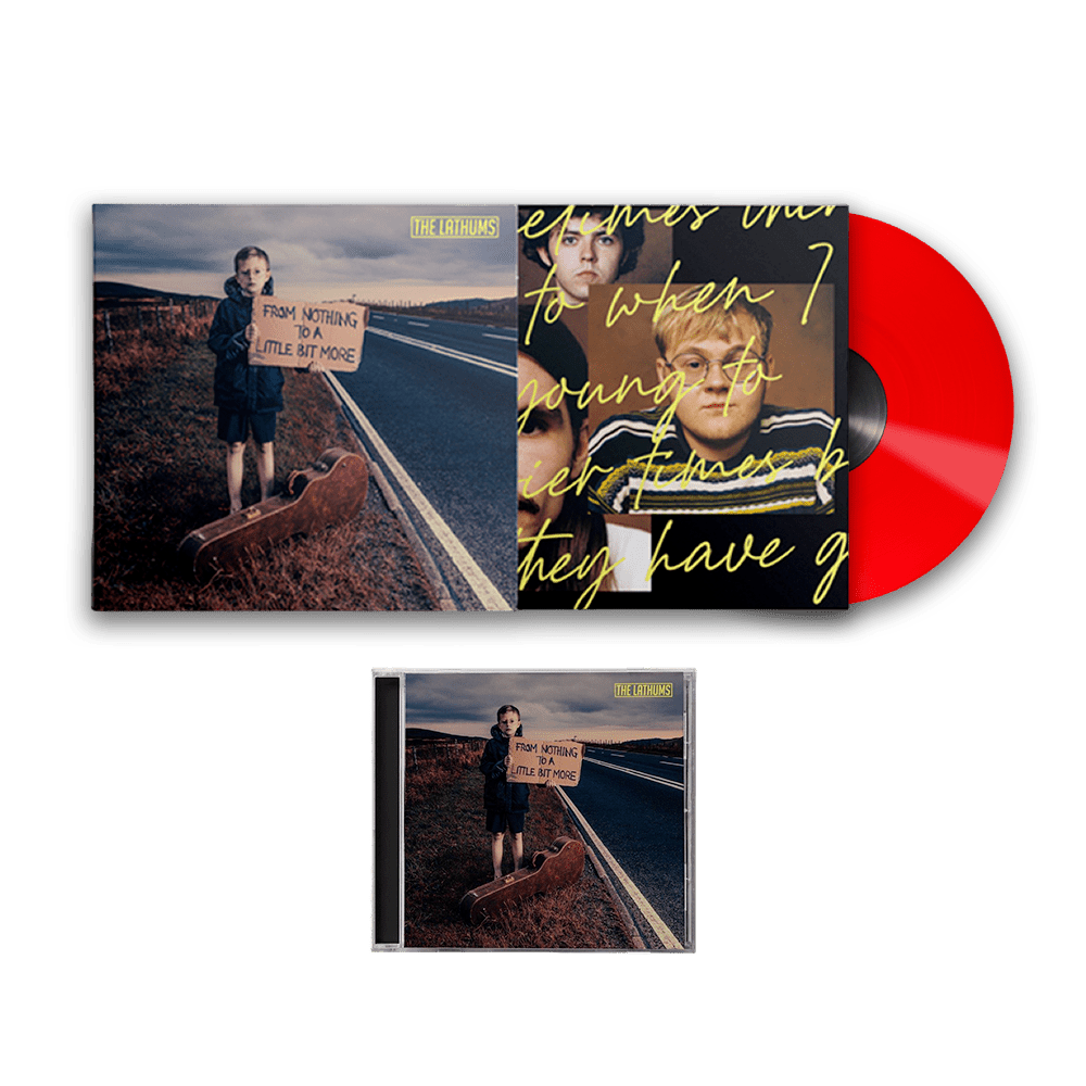 From Nothing To A Little Bit More CD + Transparent Red Vinyl by The Lathums