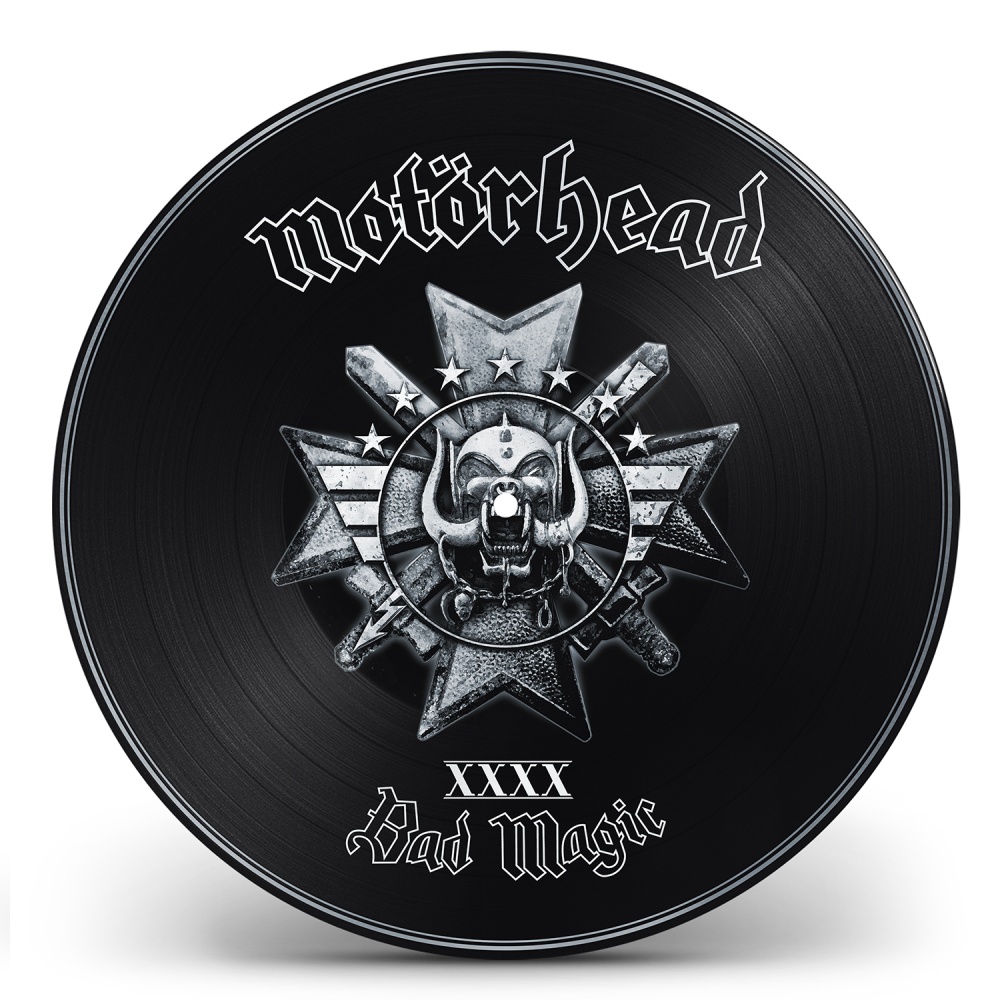 Bad Magic Picture Disc LP Silver Variant & Levi's Jacket by Mot��rhead