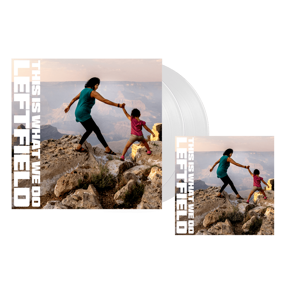 This Is What We Do White Double Vinyl + Deluxe Digital Album by Leftfield