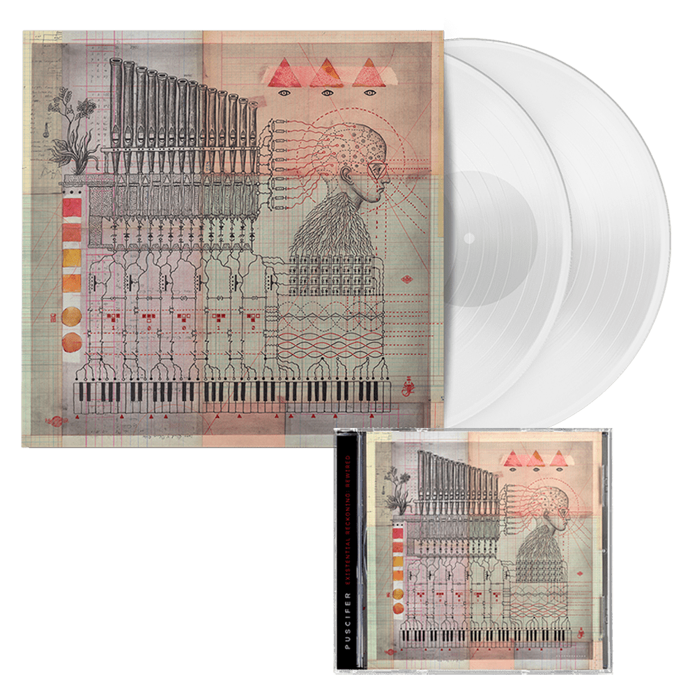 Existential Reckoning: Rewired Clear Double Vinyl + CD by Puscifer