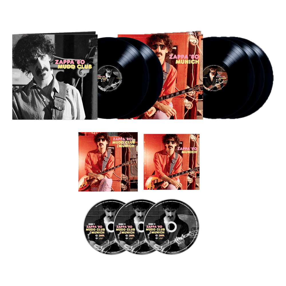 Zappa '80: Mudd Club/Munich CD + Double Vinyl + Triple Vinyl by Frank Zappa