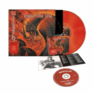 Snake Bite Love Transparent Red Vinyl + CD by Motörhead