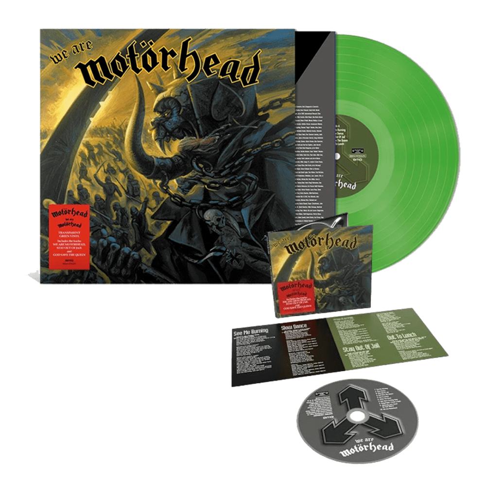 We Are Motorhead Transparent Green Vinyl + CD by Mot��rhead
