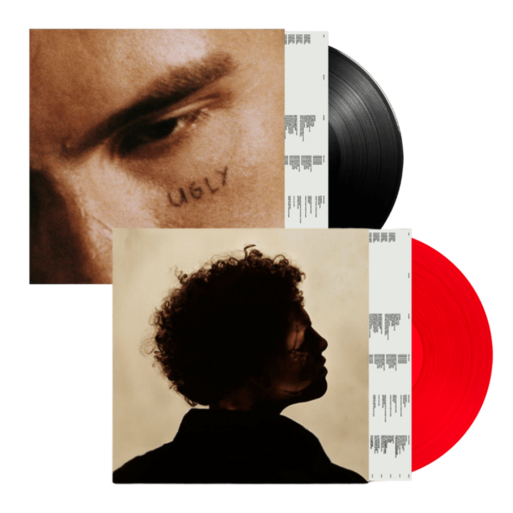 UGLY Transparent Red + Black Vinyl by Slowthai