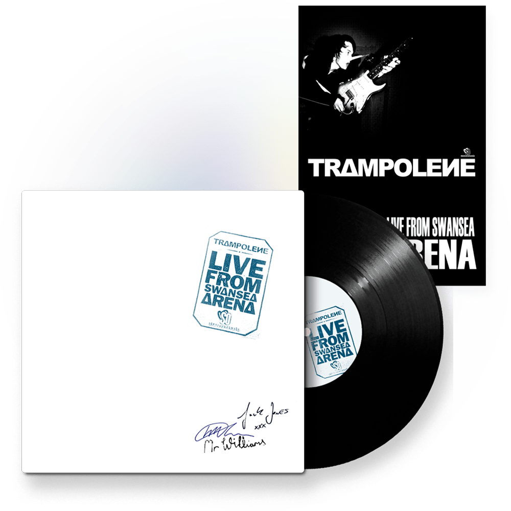 Live From Swansea Arena Signed LP by Trampolene