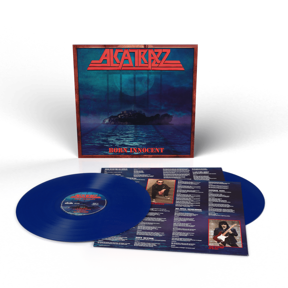 Born Innocent Blue Vinyl Double LP by Alcatrazz