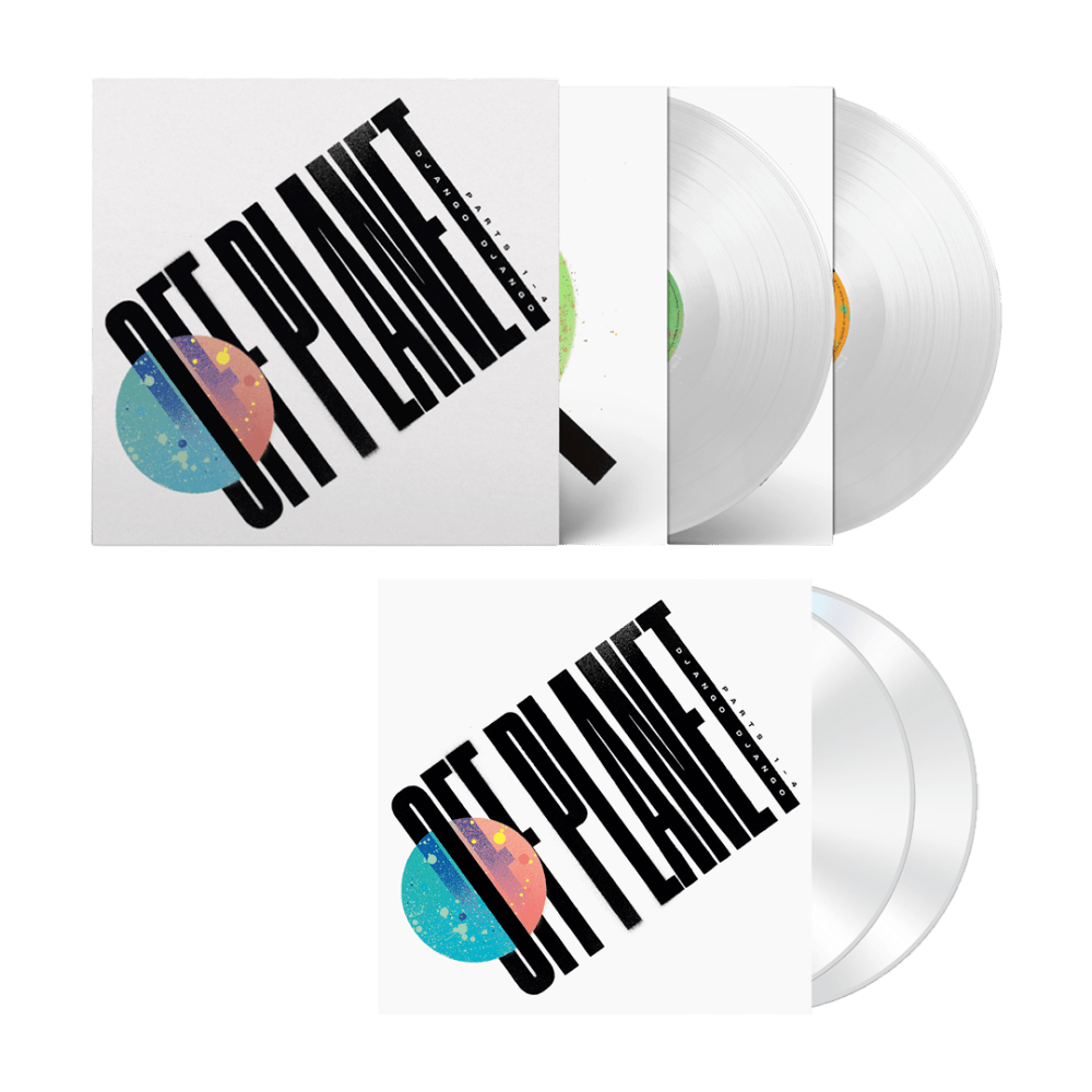 Off Planet White Double Vinyl + 2CD by Django Django
