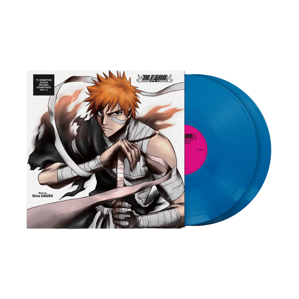Bleach Original Soundtrack Translucent Blue Double Vinyl by Shiro Sagisu