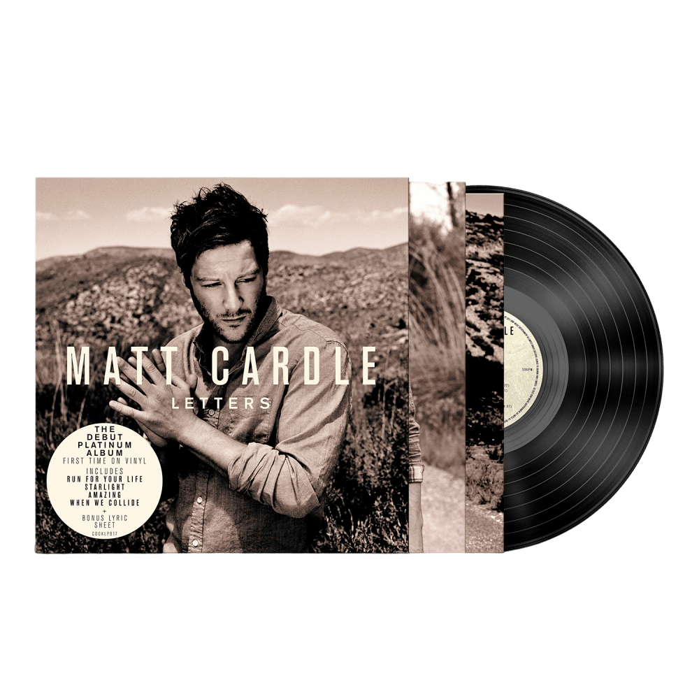Letters: Further Listening Black Vinyl by Matt Cardle