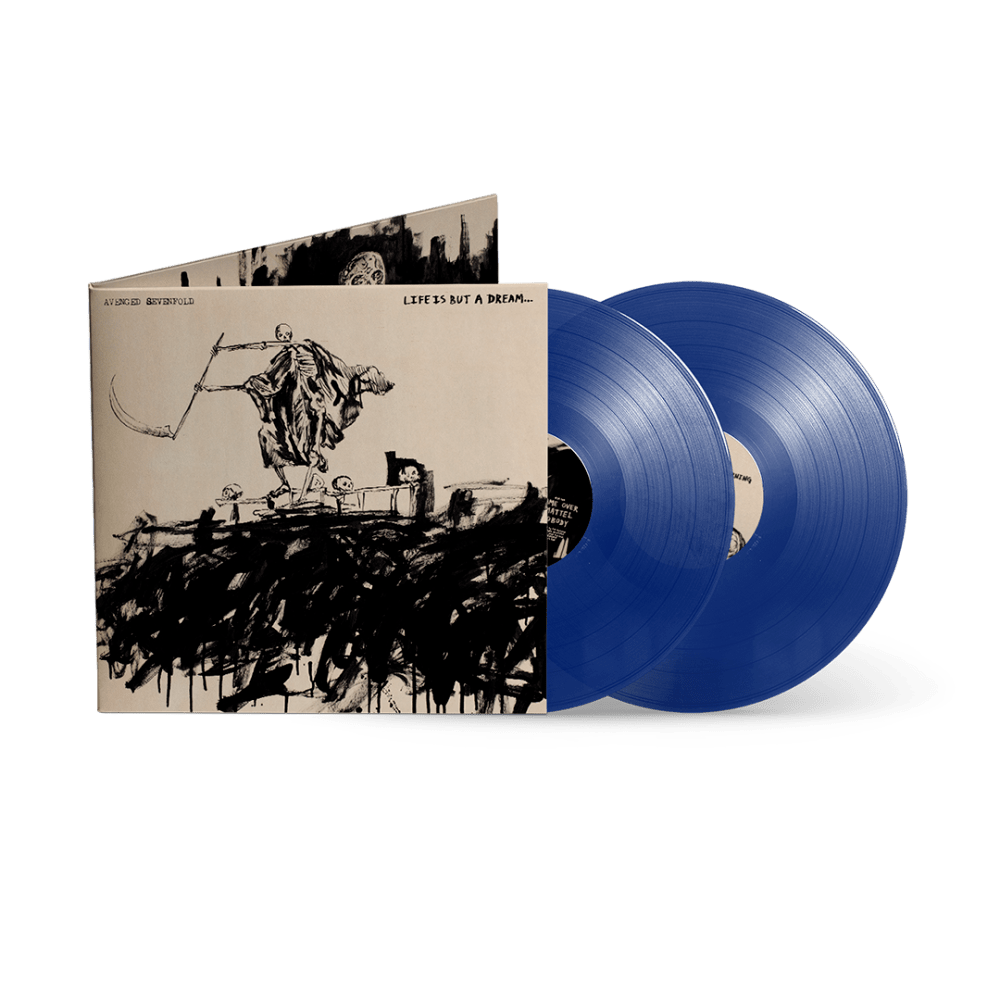 Life Is But A Dream... Blue Double Vinyl by Avenged Sevenfold