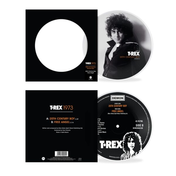 20th Century Boy (50th Anniversary) 7" Picture Disc 7 Inch" - T. Rex