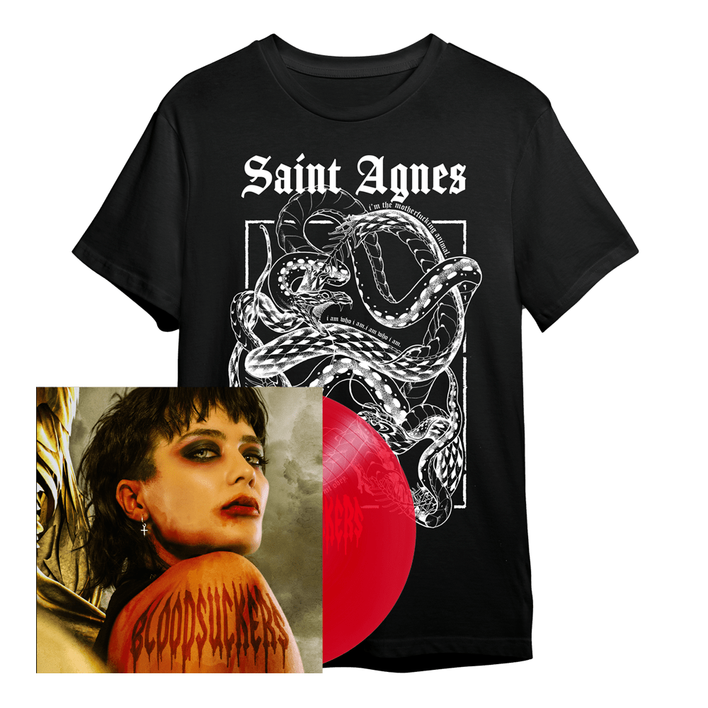 Bloodsuckers Transparent Red Vinyl & The Animal T-Shirt by Saint Agnes