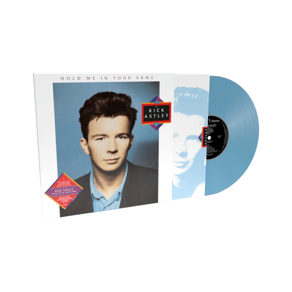 Hold Me In Your Arms 2023 Remaster Blue Vinyl by Rick Astley