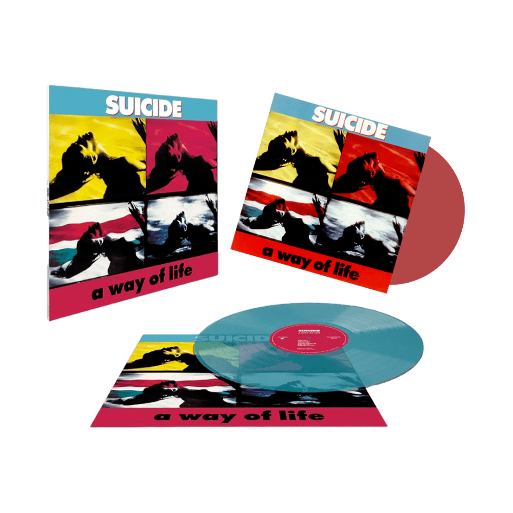 A Way Of Life Transparent Blue Vinyl + CD by Suicide