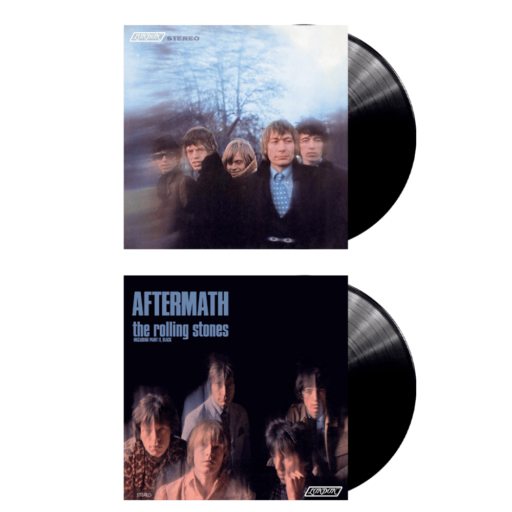 Aftermath + Between the Buttons US Editions Black Vinyl by The Rolling Stones