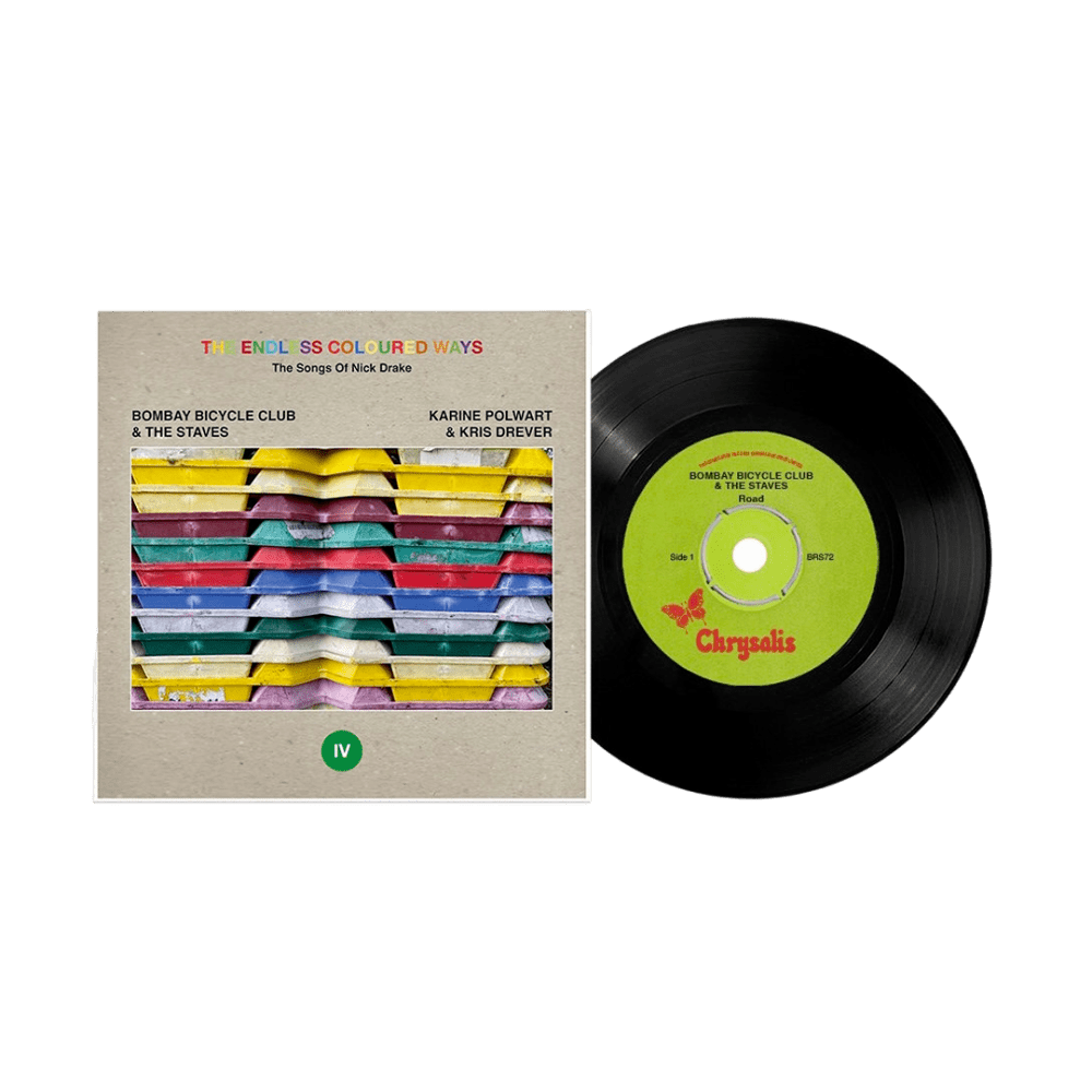 The Endless Coloured Ways: The Songs of Nick Drake 7 Inch Vinyl - Bombay Bicycle Club & The Staves / Karine Polwart & Kris Drever