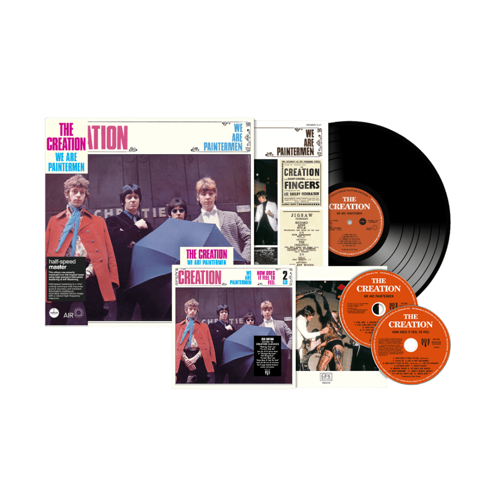 We Are Paintermen Half-Speed Master Edition Black Vinyl + We Are Paintermen & How Does It Feel To Feel 2CD by The Creation