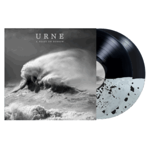 A Feast On Sorrow Clear with Black Splatter Double Vinyl by Urne
