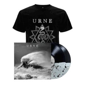 A Feast On Sorrow Exclusive Clear with Black Splatter Double Vinyl + Symbol T-Shirt by Urne