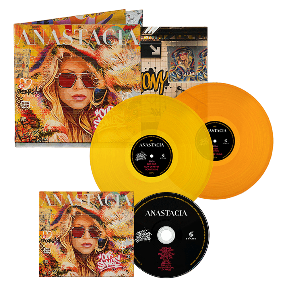 Our Songs CD + Orange and Yellow Double Vinyl by Anastacia