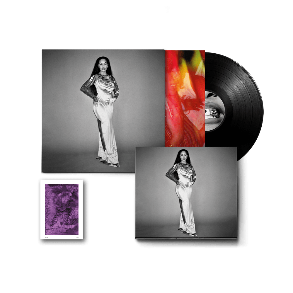 falling or flying lp + cd + signed & numbered art card by Jorja Smith