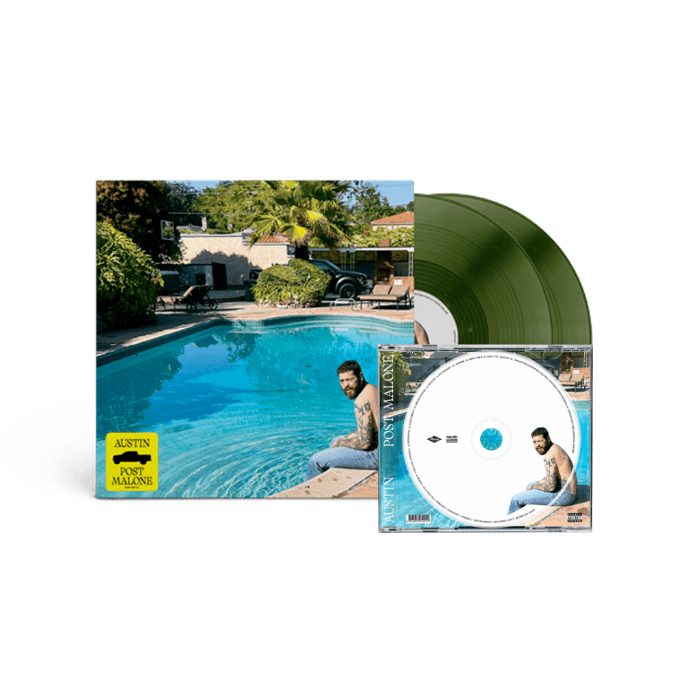 Austin Forest Green Double Vinyl + CD by Post Malone