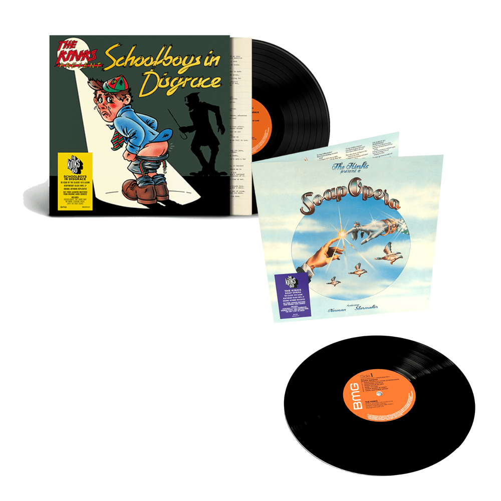 Soap Opera Heavyweight LP & Schoolboys In Disgrace Heavyweight LP by The Kinks