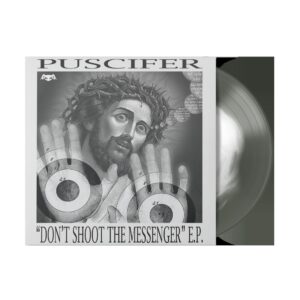 Dont Shoot The Messenger EP Black Ice w/ White Vinyl by Puscifer